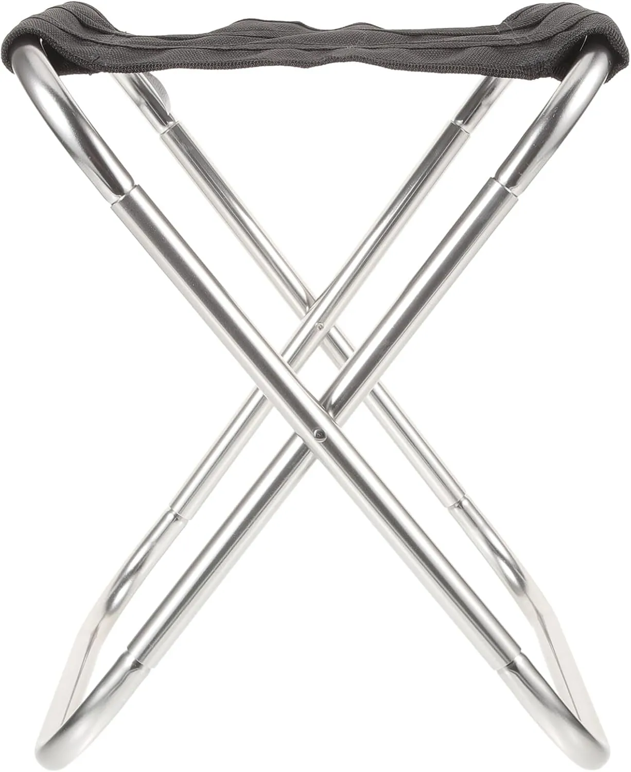 BESPORTBLE Aluminum Alloy Camping Seat Folding Foot Stool Sturdy for Travel Outdoor Use