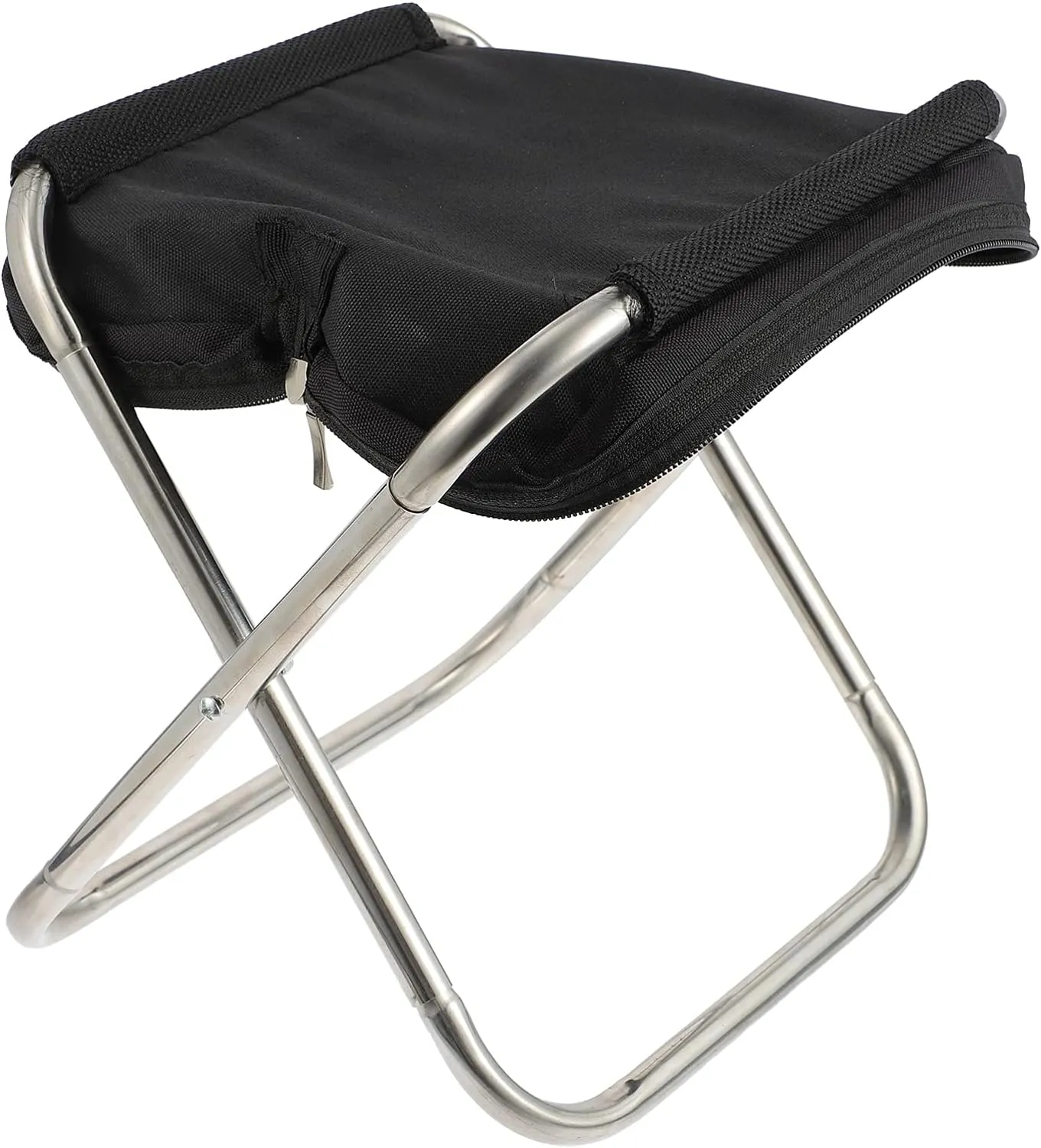 BESPORTBLE Fishing Portable Chair Outdoor Stainless Steel Folding Stool Collapsable Camping Stool