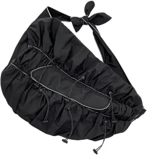 BESPORTBLE Large Handbag Reflective Stripes Shoulder Cross-body Bag Fashion Dumpling Bag for Everyday Use