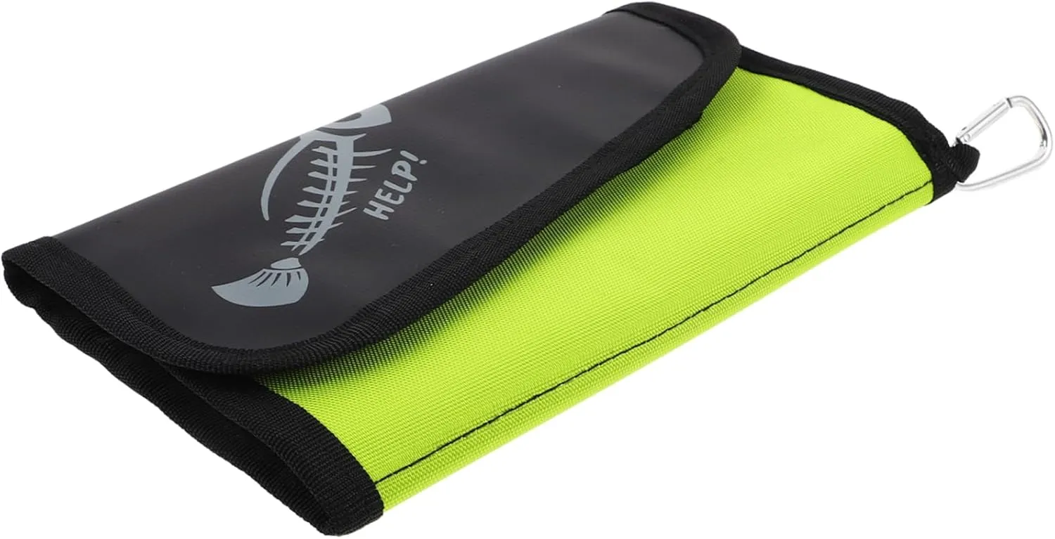 BESPORTBLE Spinner Bait Organizer Waterproof Storage Bag for Saltwater Tackle Lure Tackle Box Freshwater Portable Bait Preservation
