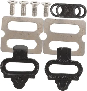 BESTonZON Mountain Bike Pedal Cleats Self Locking Cycling Pedal Accessories Easy to Install Durable Material