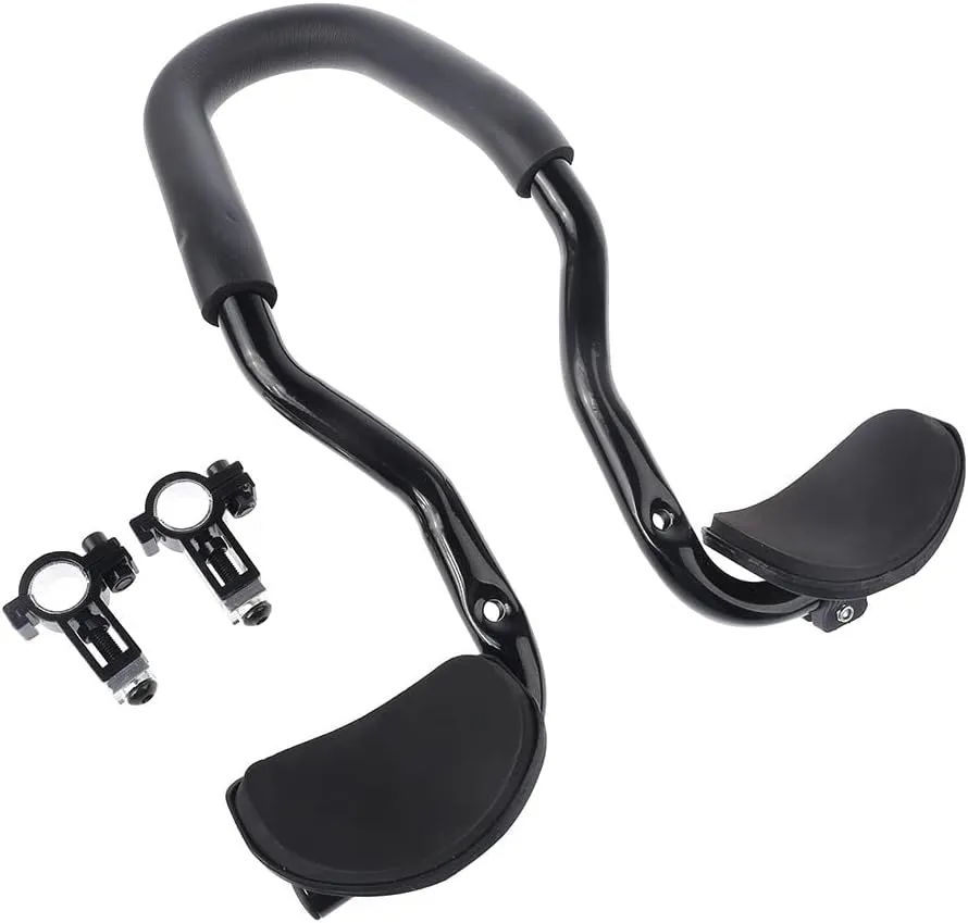 Bicycle Cycle Aluminum Alloy Rest Aero Handle Bar Relaxation Handlebar Footrest Stool Round