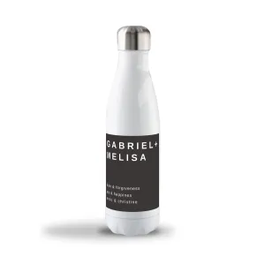 Black Label Customize 17oz Stainless Steel Bottle