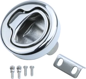 Boat Slam Latch 2" Deck Hatch Latch with Lift Handle Flush - Marine Grade 316 Stainless Steel, for RV, Boat, & Camper Trailer - Easy to Install, & Secure Locking Mechanism 1Pcs/2Pcs/Lock/Non-lock