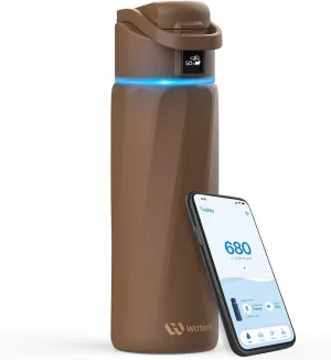 Boost Smart Water Bottle with Reminder to Drink Water, 24oz BPA-Free Stainless Steel Vacuum Insulated Water Bottle, Wide Mouth Water Tracker Bottle with APP, Ideal Gift