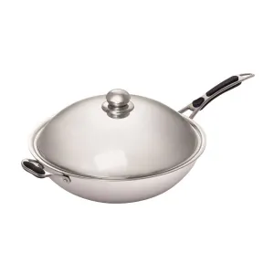 Borrelli Wok Pan for Induction and Gas Wok Burners