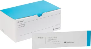 Brava Lubricating Deodorant 0.27 oz. Packet 12060, 20 Ct