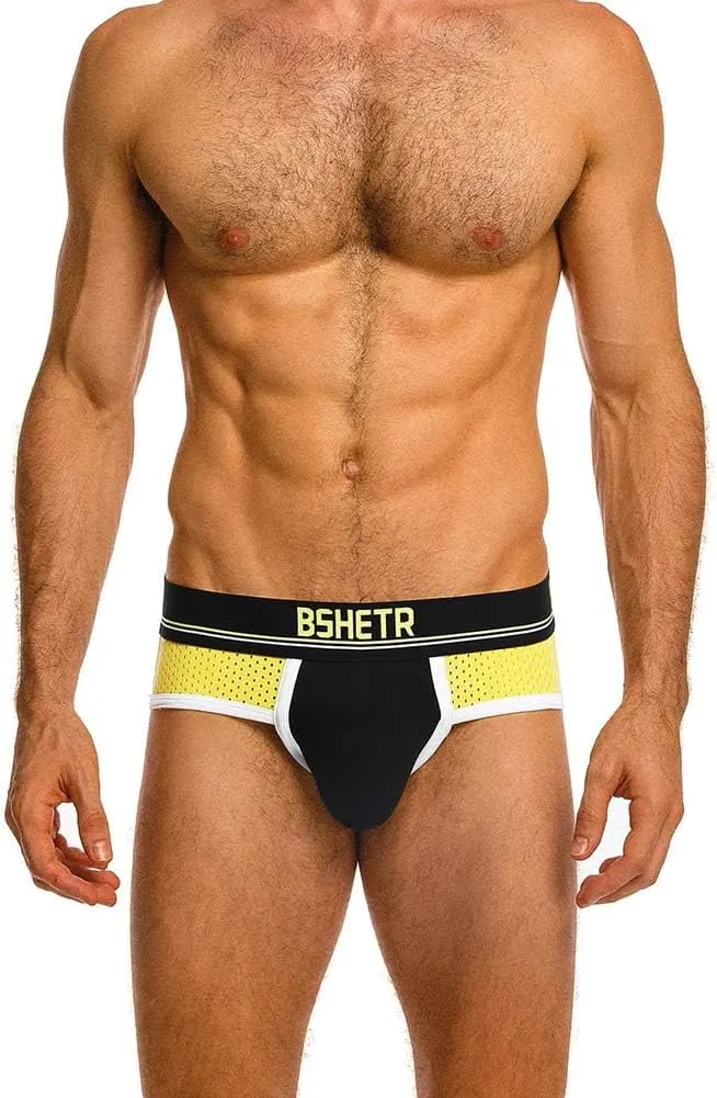 BSHETR Men's Jockstraps Athletic Supporters 5-Pack Ultra Soft Daily Sports Underwear