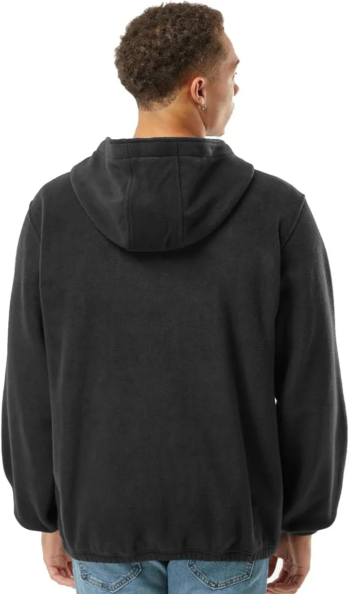 Burnside - Polar Fleece Quarter-Zip Hooded Pullover - 3600