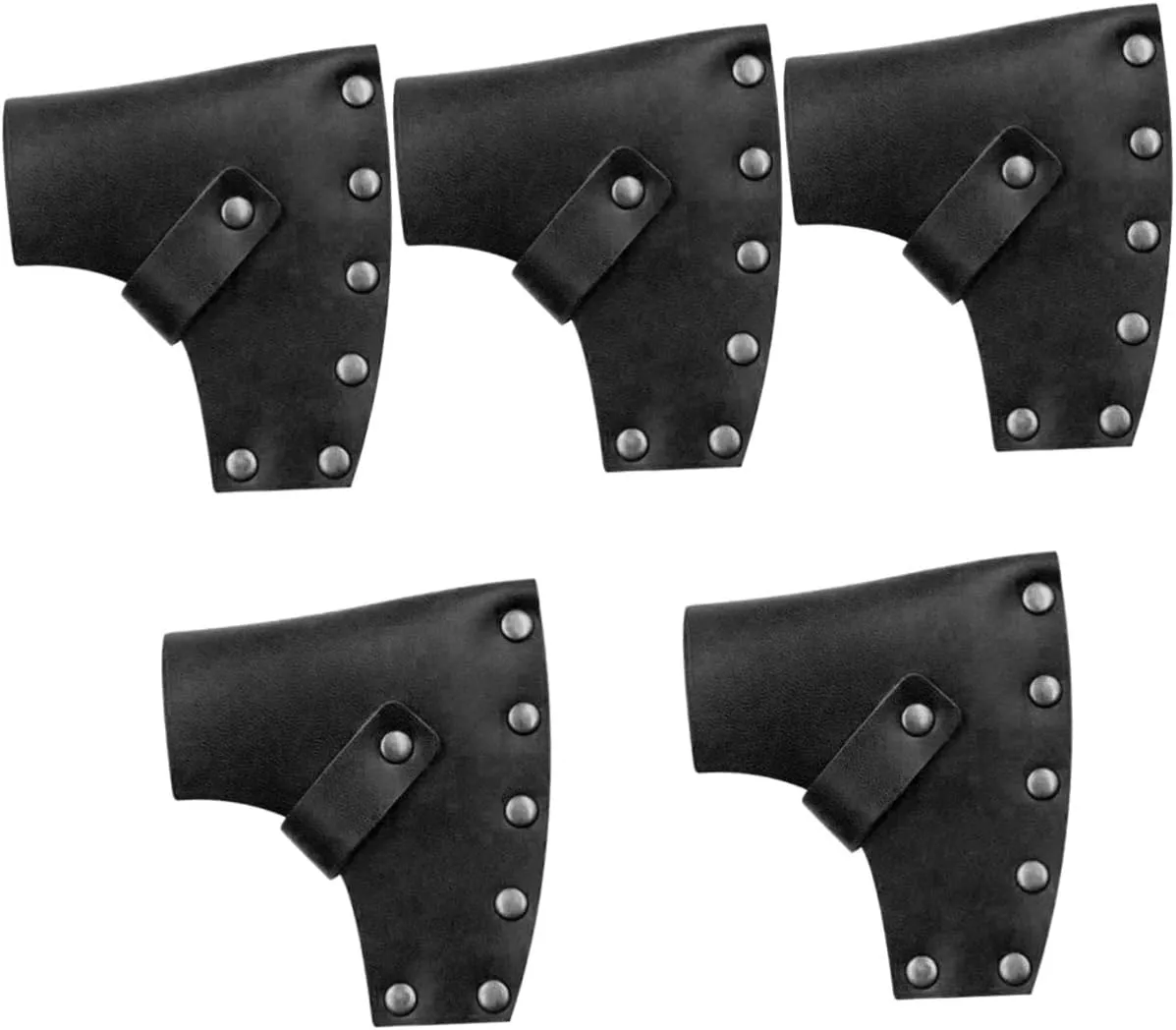 Cabilock Pcs Leather Axe Sheath Hatchet Protective Cover Pouch Portable Sturdy for Camping Hiking and Outdoor Adventures