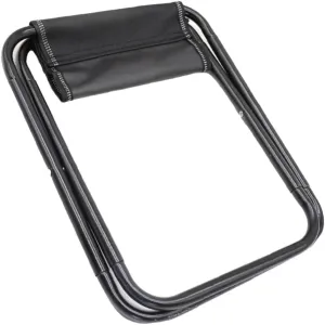 Cabilock Portable Folding Stool Chairs Outdoor Chairs Portable Stool Camping Supplies Canvas Black