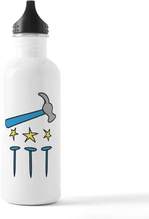CafePress Hammer And Nails Stainless Water Bottle 1 1.0L (34 oz) Stainless Steel Water Bottle