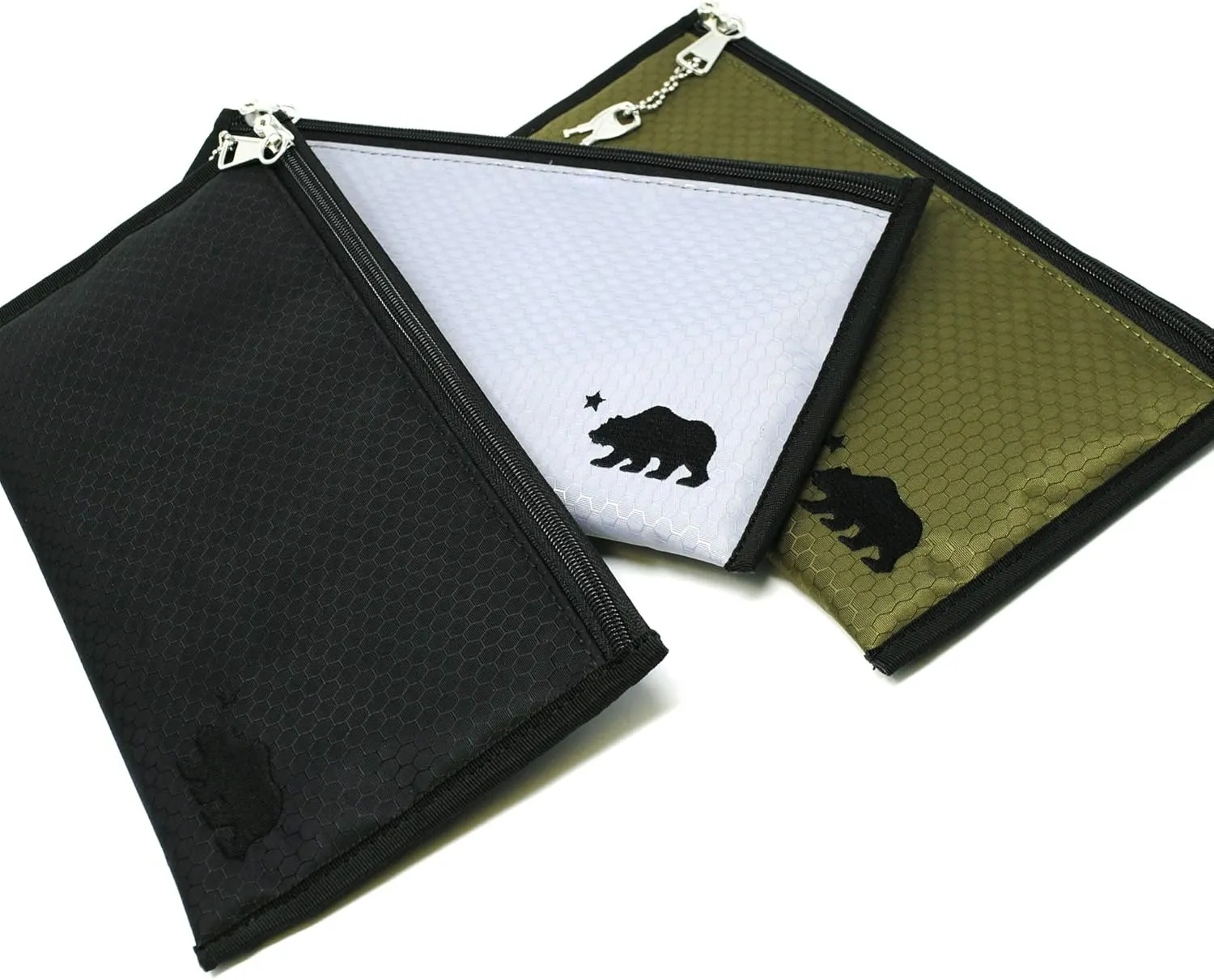 Cali Crusher 100% Smell Proof Pouch w/Locking Key (11in x 6in) (Black)