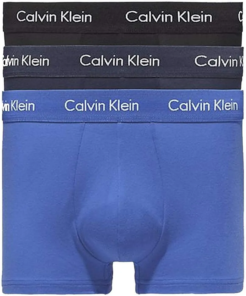Calvin Klein Men's Cotton Stretch Multipack Low-Rise Trunks