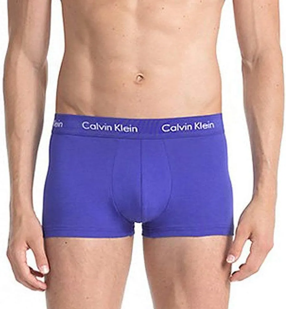 Calvin Klein Men's Cotton Stretch Multipack Low-Rise Trunks