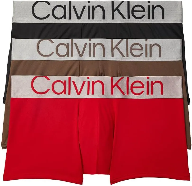 Calvin Klein Men's Reconsidered Steel Micro Trunk (3 Pack)