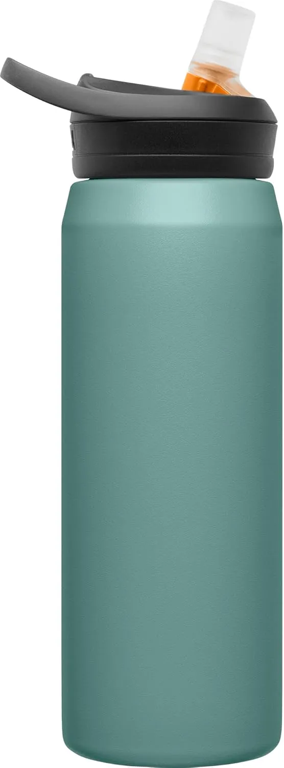 CamelBak Eddy  Insulated Stainless Steel Bite Valve Straw Water Bottle Forest Floor, 25oz
