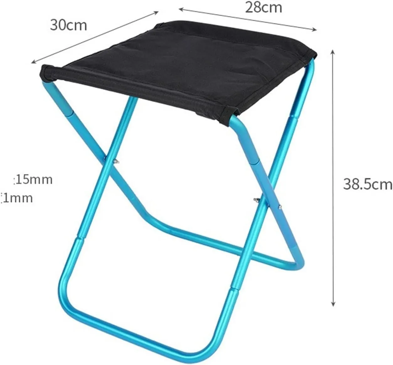 Camping Chairs Aluminum Alloy Light Folding Small Bench Stool Portable Outdoor Ultra Light Subway Train Travel Chair