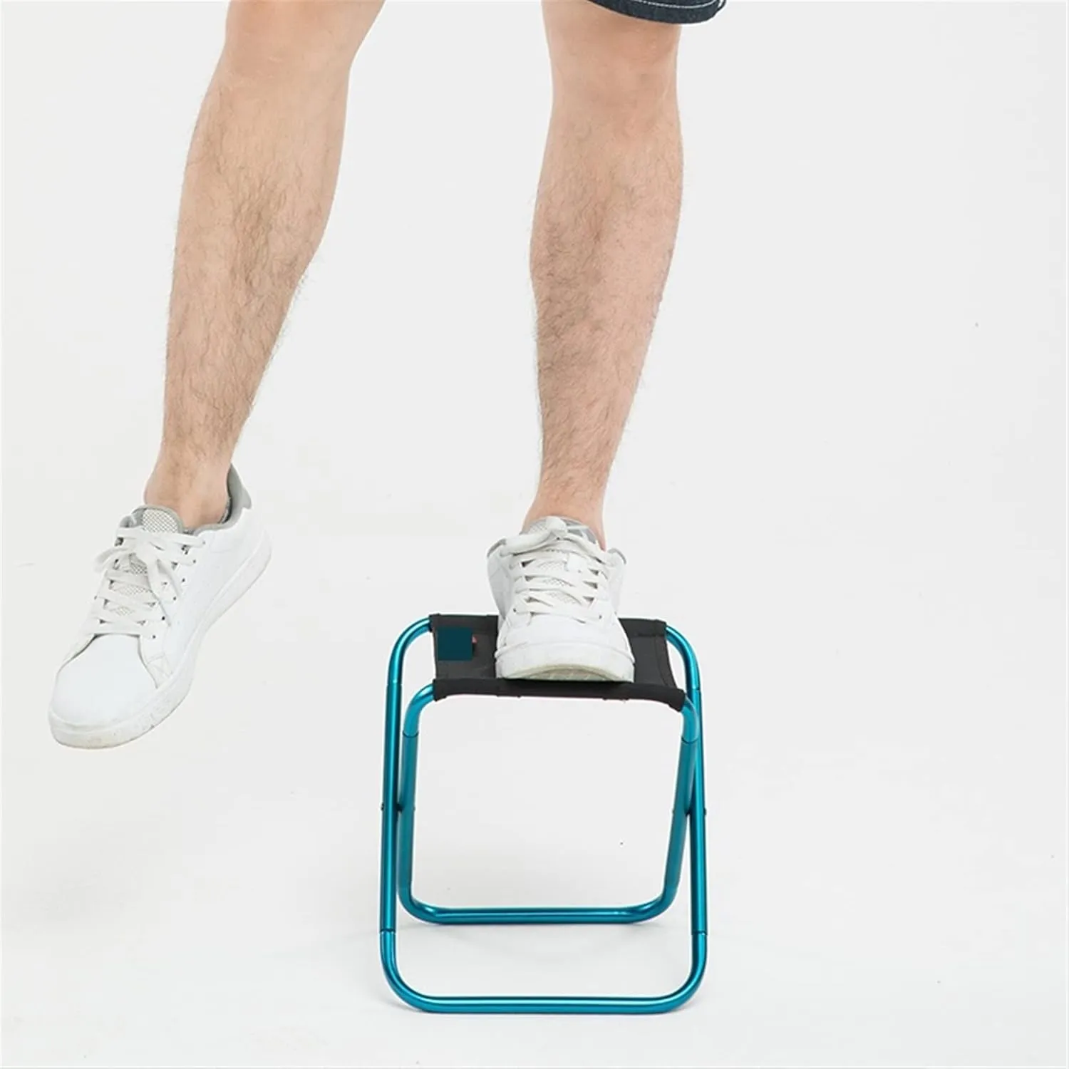 Camping Chairs Aluminum Alloy Light Folding Small Bench Stool Portable Outdoor Ultra Light Subway Train Travel Chair