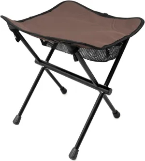 Camping Stool,13.3inches Portable Folding Stool for Outdoor Walking Hiking Fishing 661 Capacity with Carry Bag