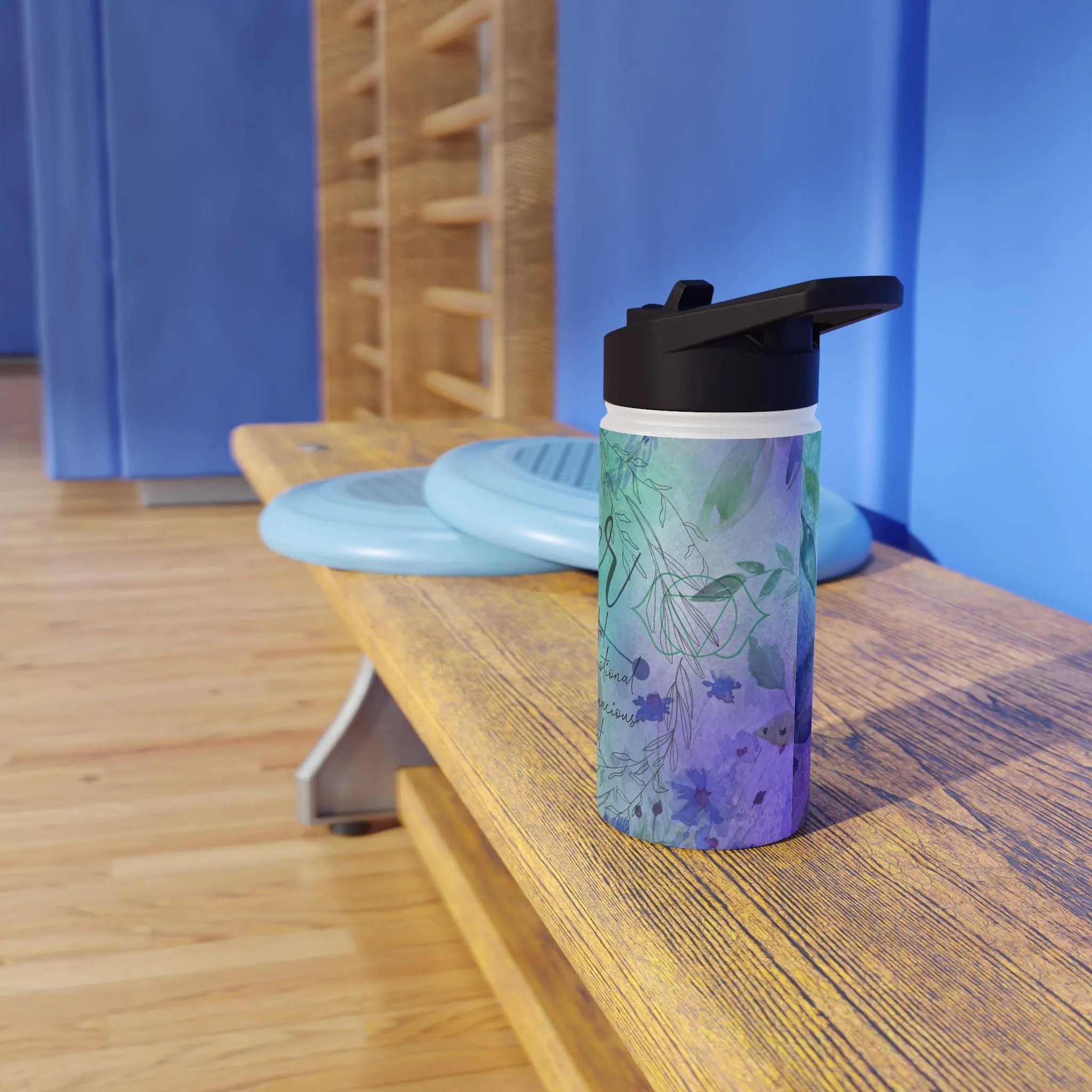 Cancer Stainless Steel Water Bottle, Standard Lid