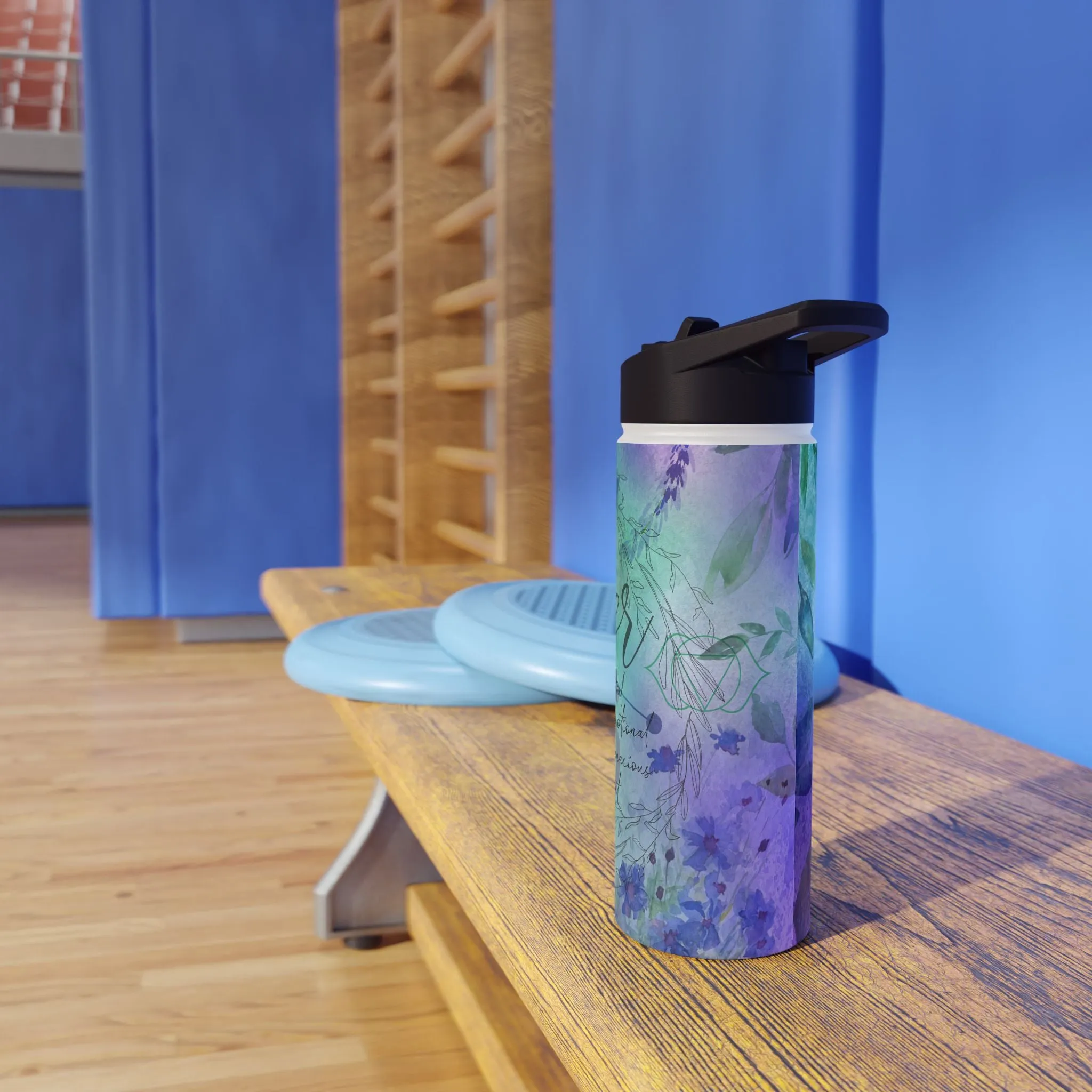 Cancer Stainless Steel Water Bottle, Standard Lid