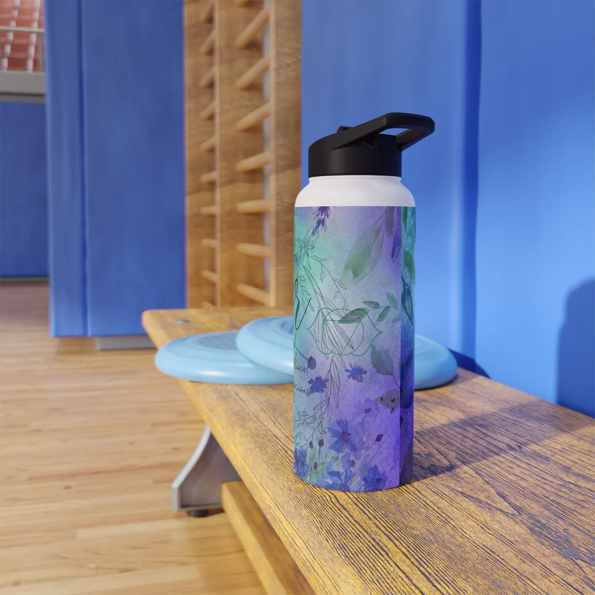 Cancer Stainless Steel Water Bottle, Standard Lid