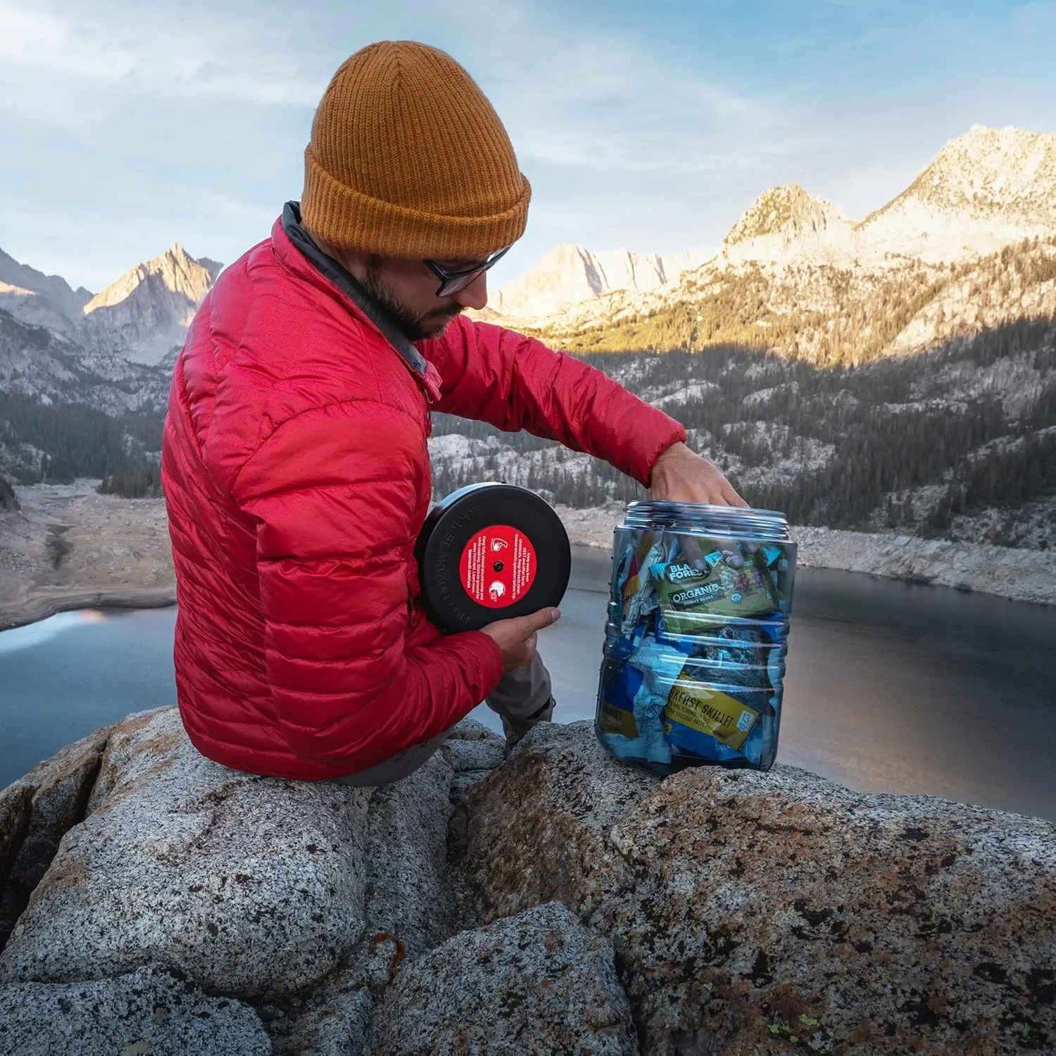 Canister for Backpacking. 4 Sizes: BV500, BV475, BV450, BV425. Bear-Resistant Food Container for Camping, Hiking, Fishing, Hunting, Bikepacking. BearVault is Bear Safe!