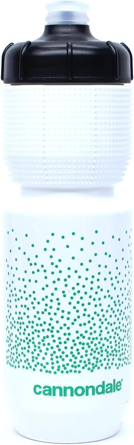 Cannondale Gripper Water Bottle Bubbles White w/Green 750ml/25oz CP5102U1075