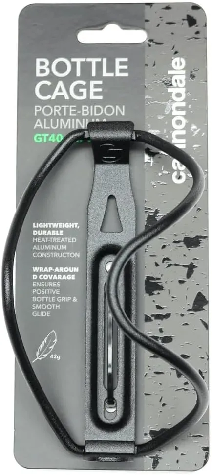 Cannondale GT-40 Left Side Water Bottle Cage - Black - CP5410U10OS