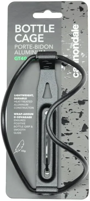 Cannondale GT-40 Left Side Water Bottle Cage - Black - CP5410U10OS