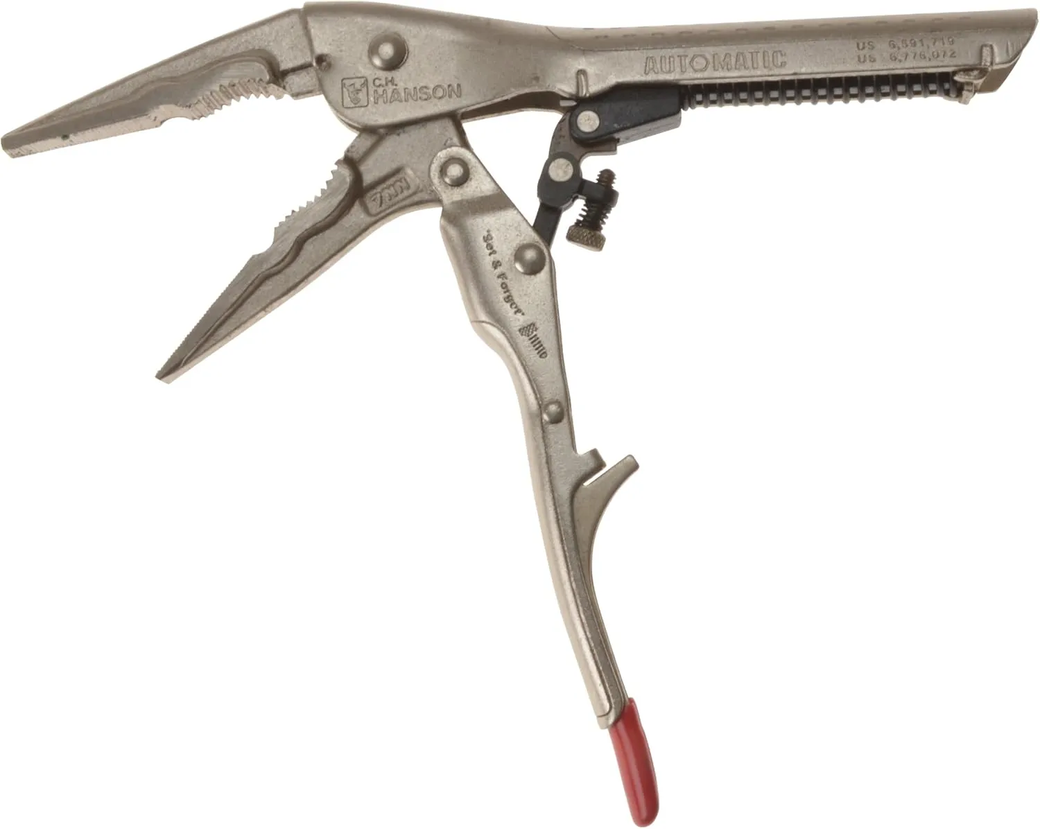 CH Hanson 09300 7-Inch Needle Nose Self-Adjusting Locking Pliers