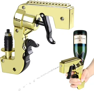 Champagne Gun Shooter,Beer Gun Shooter,Alcohol Gun Shooter Bottle Beer Squirt Gun Adjustable Dispenser Red Wine for Party Birthday Christmas