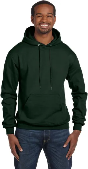 Champion Double Dry Men`s Action Fleece Pullover Hood Dark Green