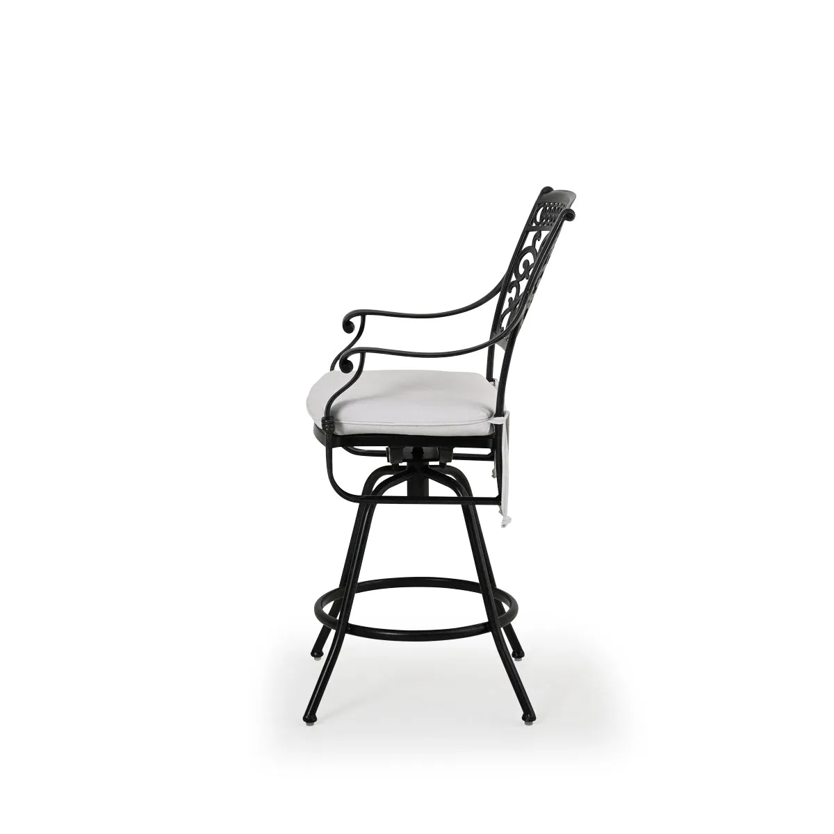 Charleston Outdoor Cast Aluminum Swivel Bar Stool