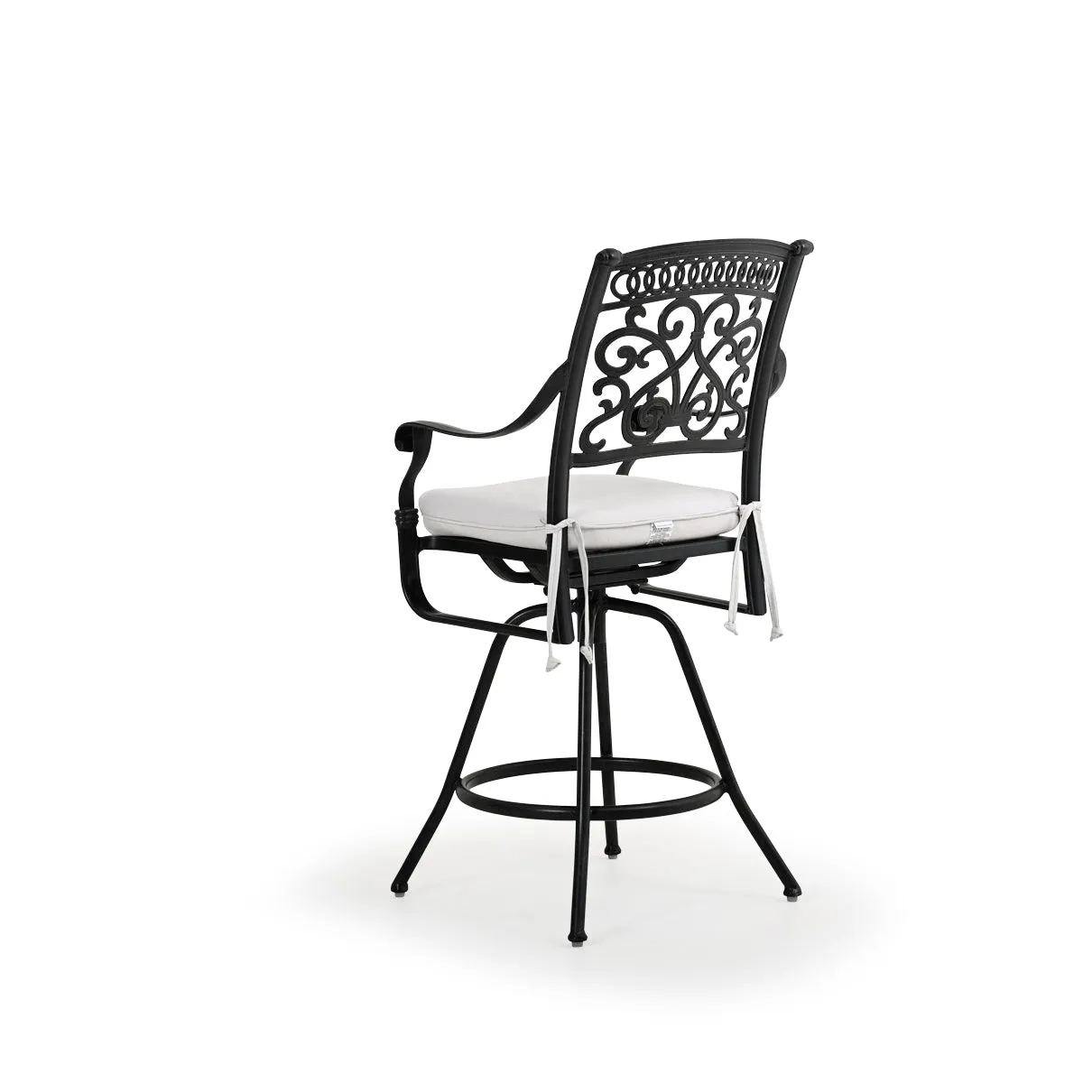 Charleston Outdoor Cast Aluminum Swivel Bar Stool