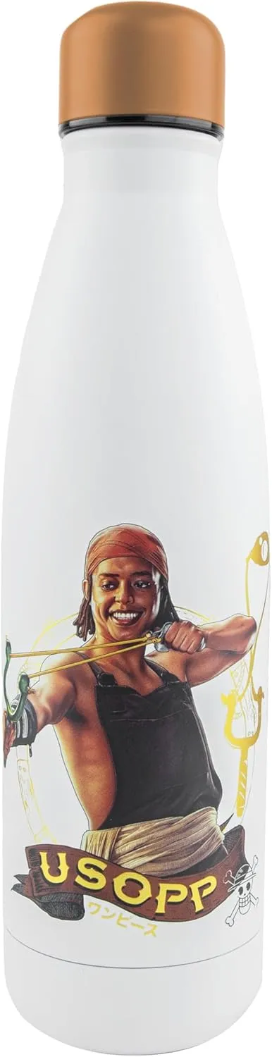 Cinereplicas One Piece - Usopp Insulated Water Bottle - 500ml - Official License