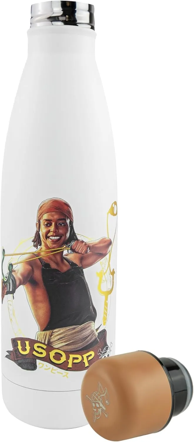 Cinereplicas One Piece - Usopp Insulated Water Bottle - 500ml - Official License