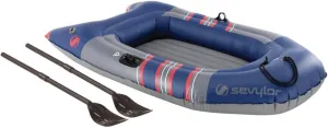 Coleman Colossus 2-Person Inflatable Boat (Oars Included), Inflatable Raft for Adults & Kids with Double Lock Valves for Fast Inflation/Deflation
