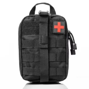 Combat First Aid Medical Pouch Tear Away Black