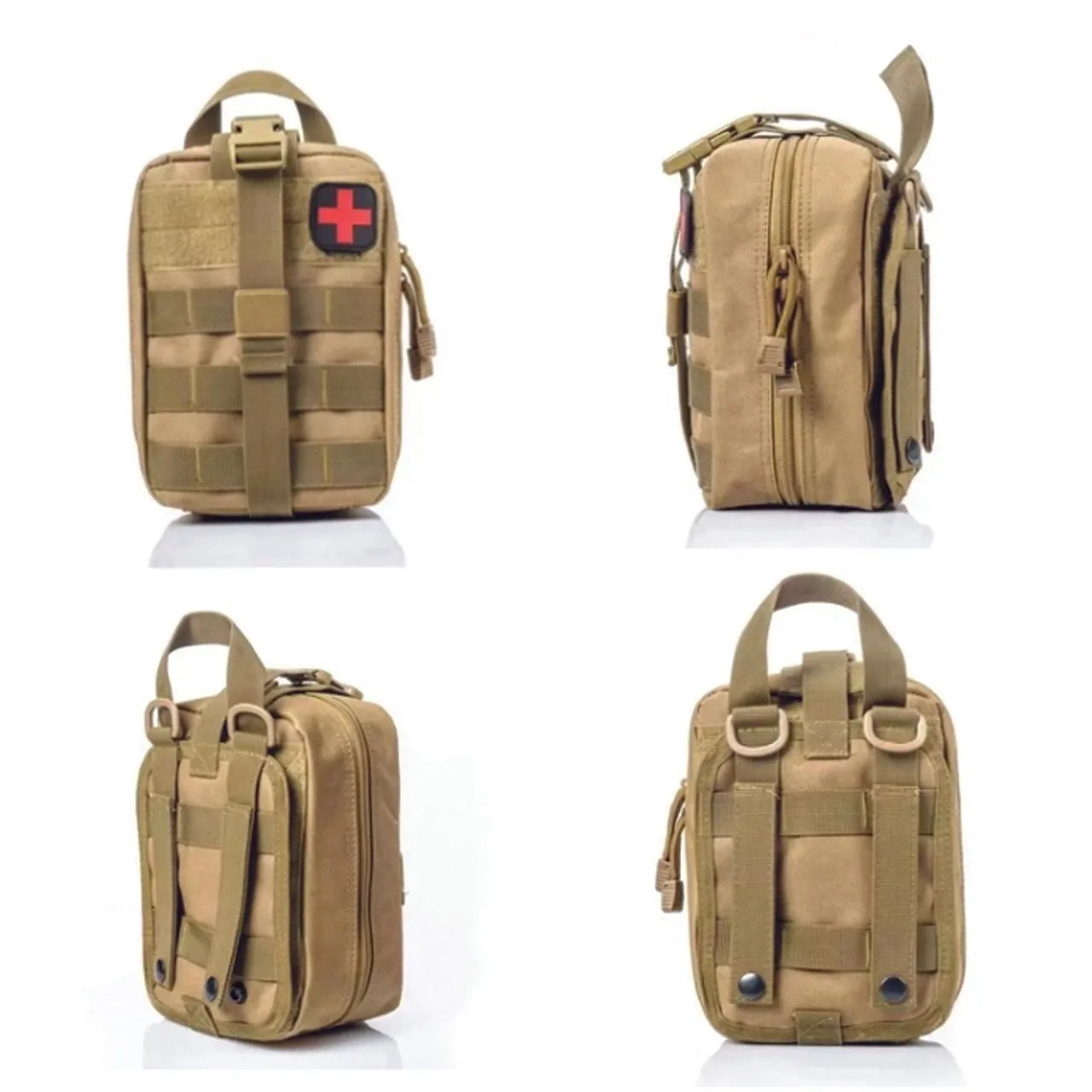 Combat First Aid Medical Pouch Tear Away Coyote