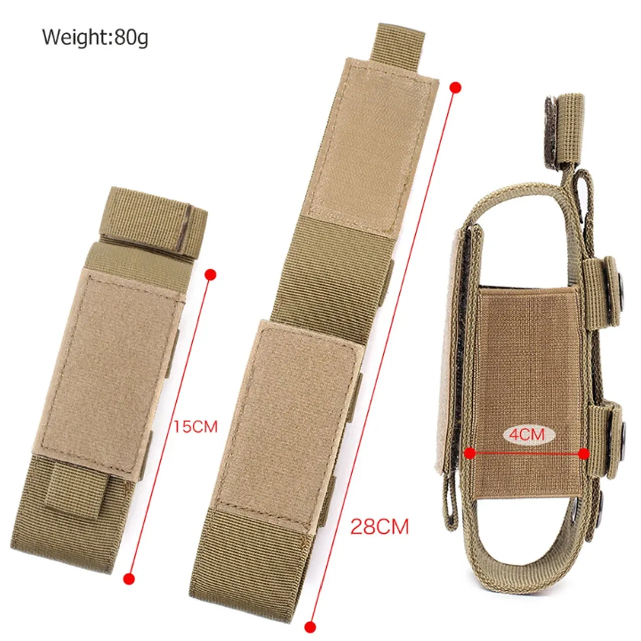 Combat MOLLE Tactical Tourniquet & Shear Holder Pouch