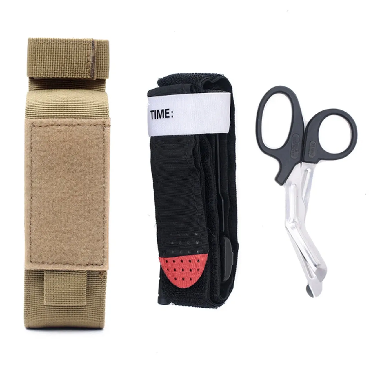Combat MOLLE Tactical Tourniquet & Shear Holder Pouch