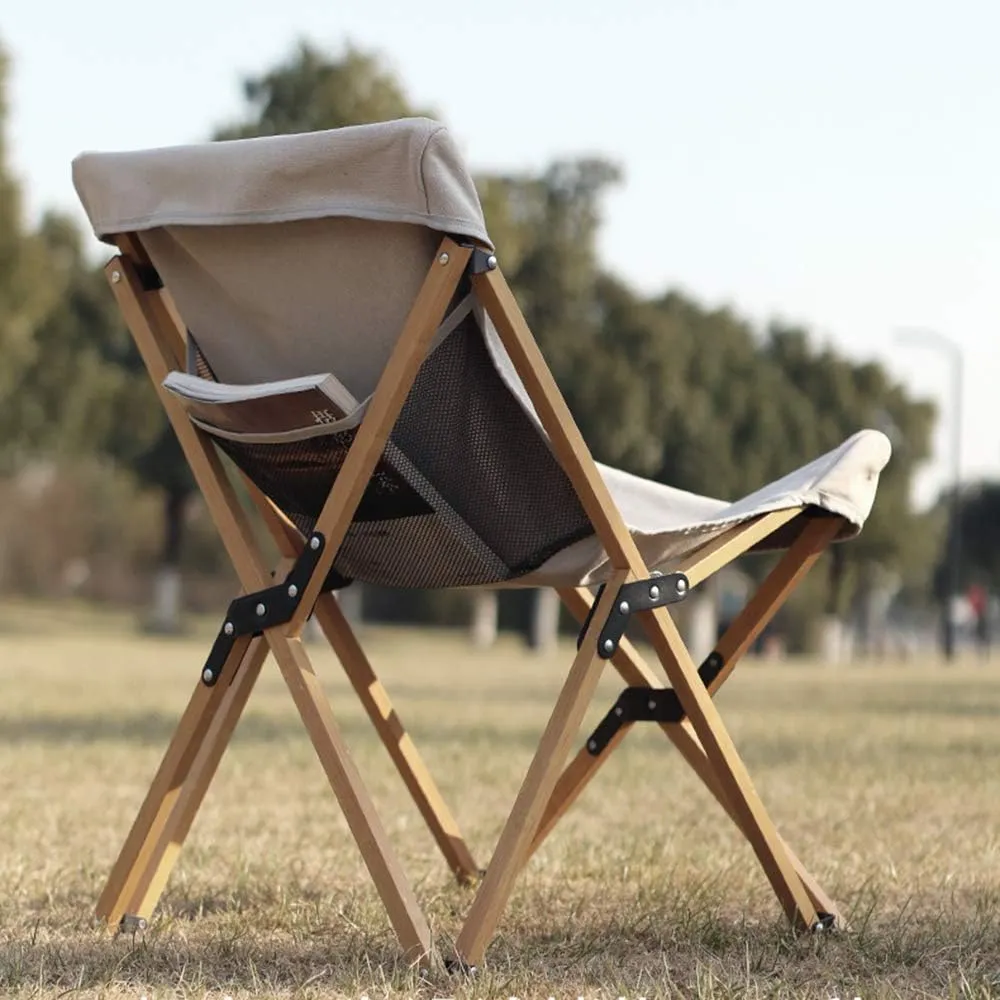 Comfortable Director's Recliner Outdoor Folding Stool Aluminum Alloy Bracket Removable Wear-Resistant Canvas Easy to Clean (It is Recommended to Bear 120 Kg)