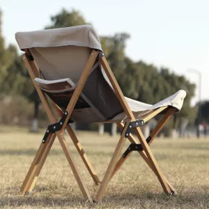 Comfortable Director's Recliner Outdoor Folding Stool Aluminum Alloy Bracket Removable Wear-Resistant Canvas Easy to Clean (It is Recommended to Bear 120 Kg)