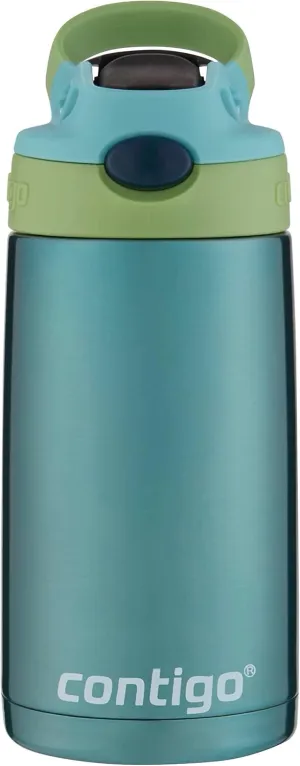 Contigo® Kids Straw Stainless Steel Water Bottle with AUTOSPOUT® Lid, 13oz.
