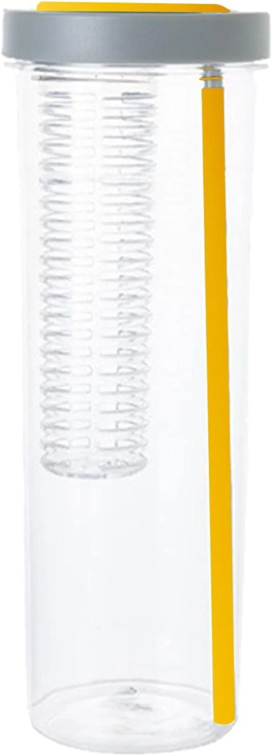 Creative Sports Water Bottle, with Straw School Supplies Cups Mugs for Coffee Beverages Water (Yellow)