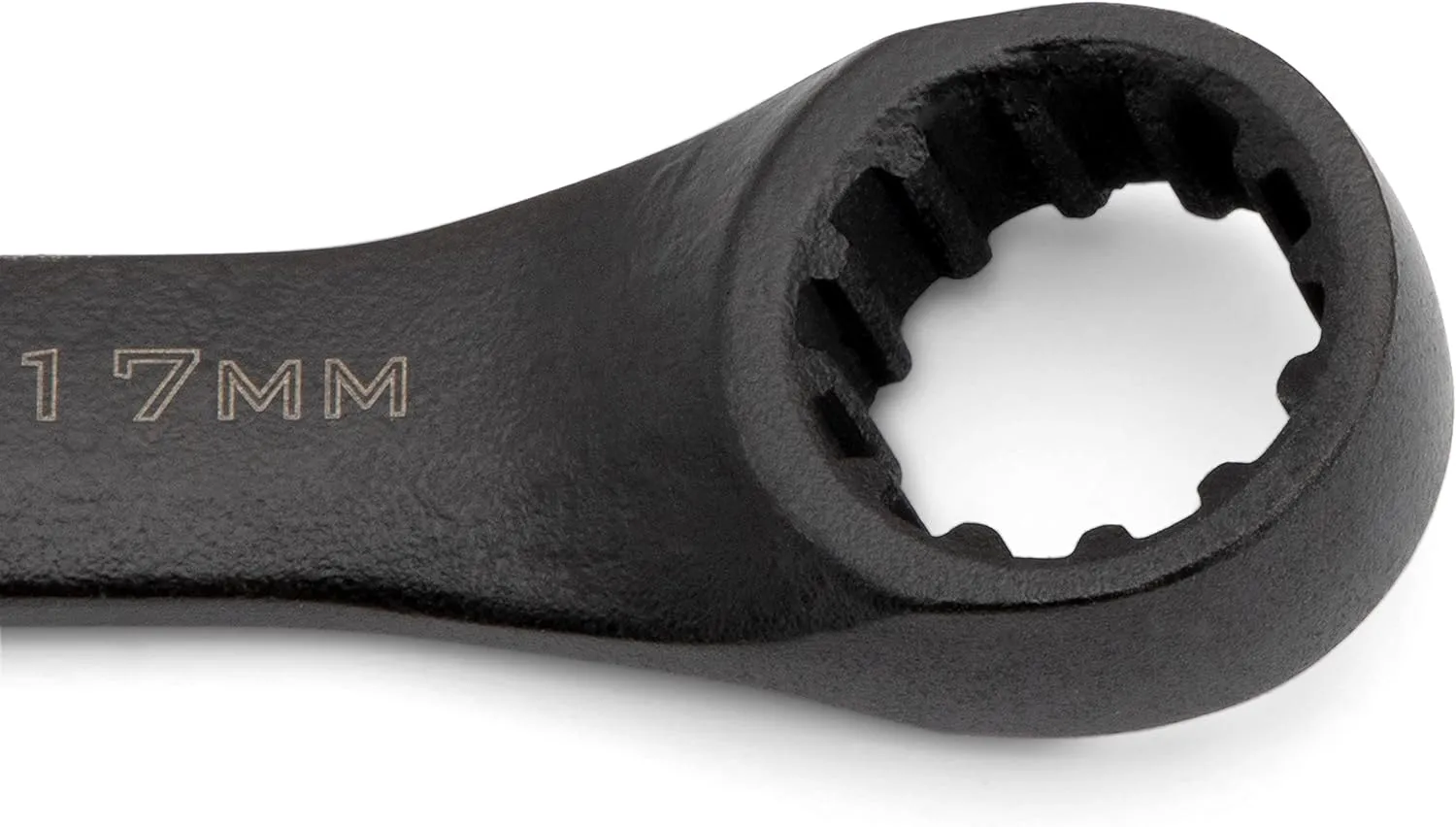 Crescent 7 Piece X6™ Black Oxide Spline Open End Ratcheting Combination Metric Wrench Set - CX6RWM7