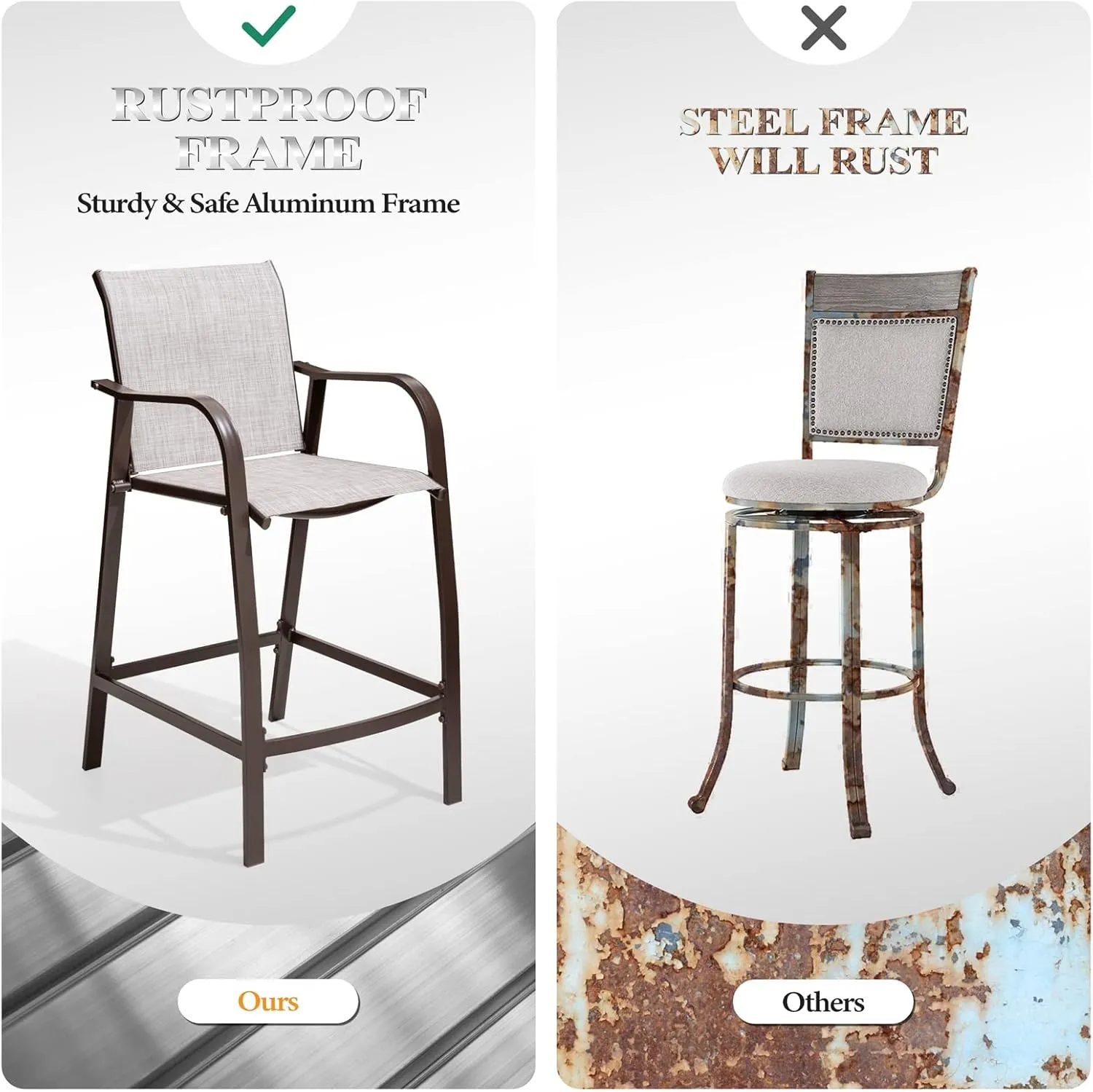 Crestlive Products Counter Height Bar Stools