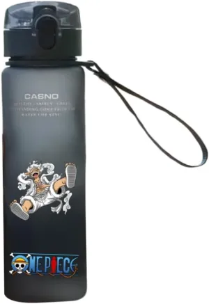 CROWN Anime Water Bottle - Stylish Gallon Water Bottle Leak Proof Water Bottles Gym Sports Travel Running Water Jug Holder (1D)